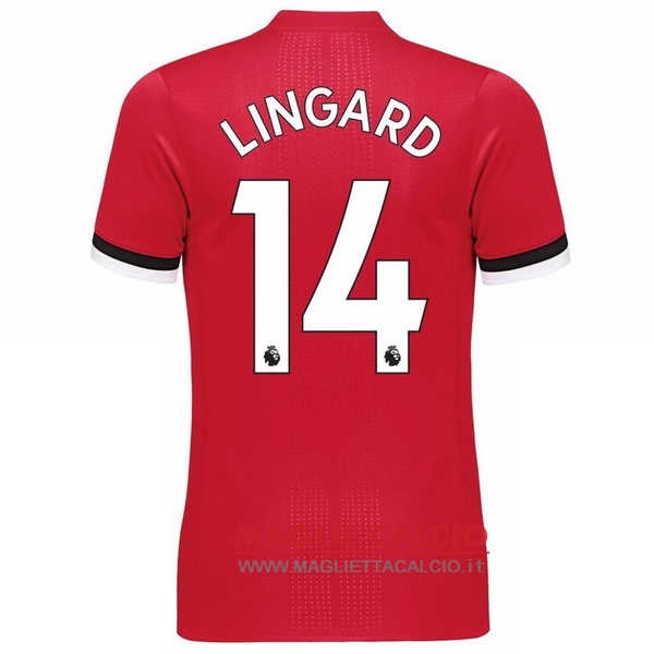 nuova maglietta manchester united 2017-2018 lingard 14 prima